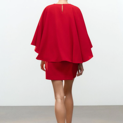 𝐙𝐀𝐑𝐀 - VESTIDO CURTO CAPA ZW COLLECTION