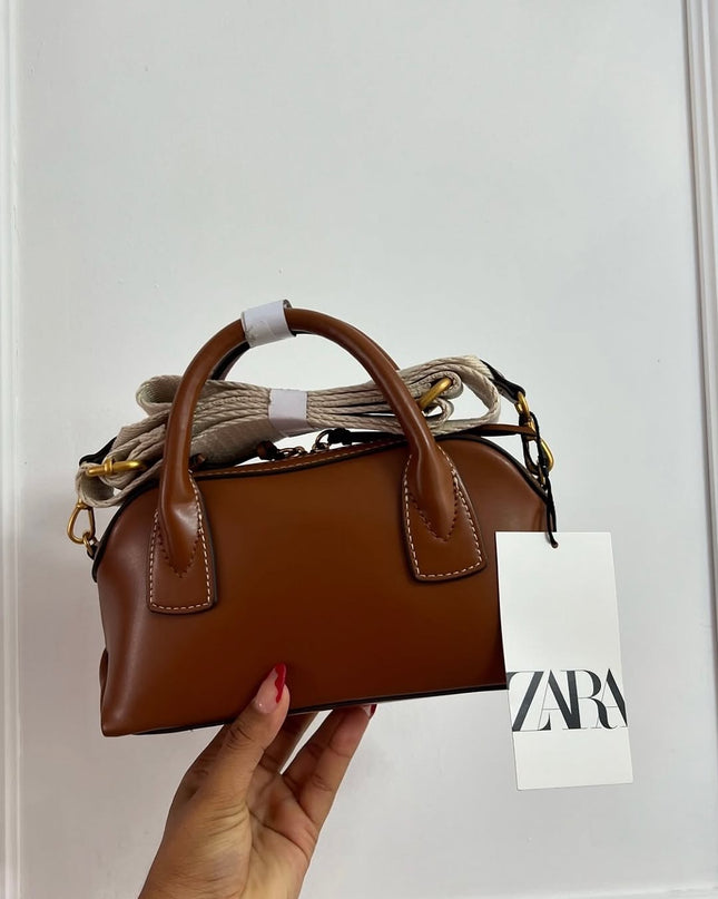 𝐙𝐀𝐑𝐀 - BOLSA MINI COM ALÇA REMOVÍVEL