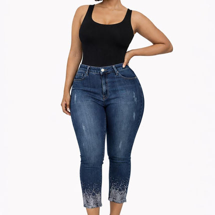 Calça Jeans com Strauss
