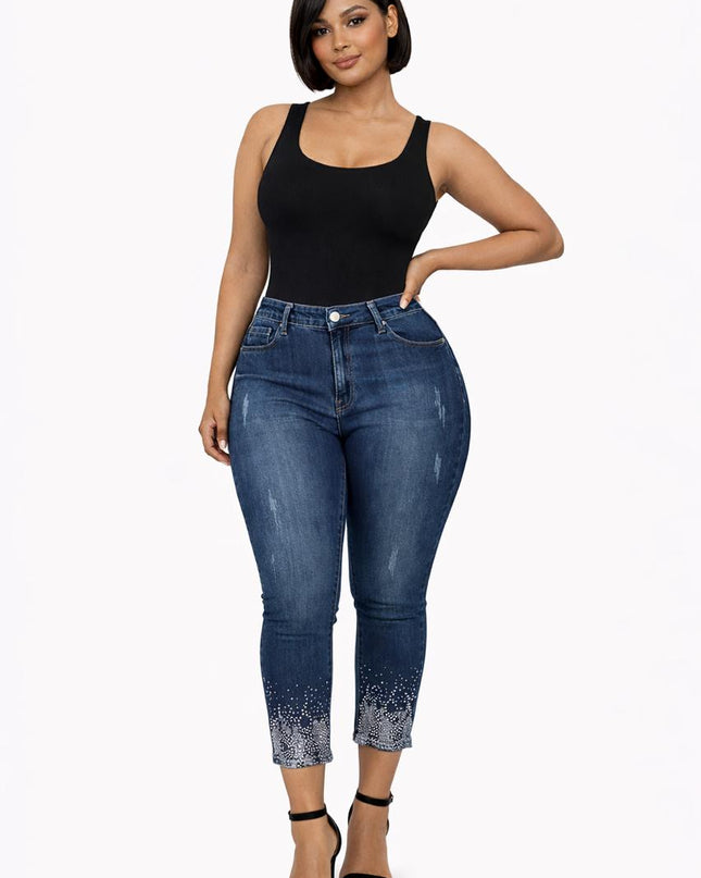 Calça Jeans com Strauss