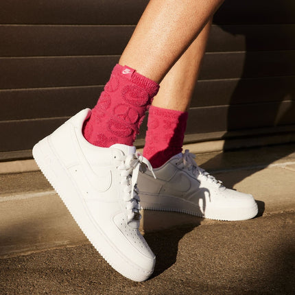 Nike Ténis Air Force 1 Brancos - Cabedal