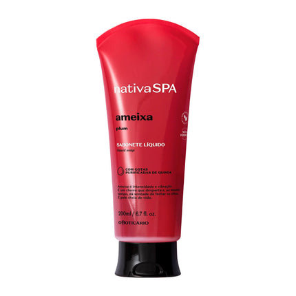Sabonete Líquido Nativa SPA Ameixa, 200ml