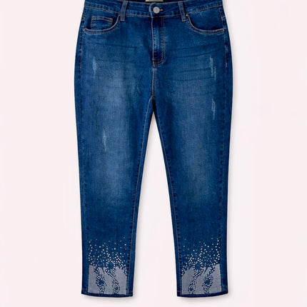 Calça Jeans com Strauss