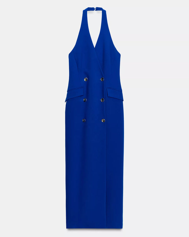 𝐙𝐀𝐑𝐀 -  Vestido Midi Tubo Cruzado