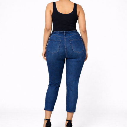 Calça Jeans com Strauss