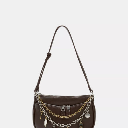 𝐙𝐀𝐑𝐀 - Bolsa mini com detalhe charme