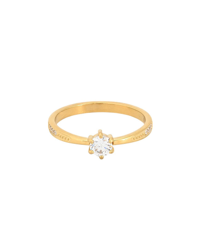 Anel Delicate com zircônias