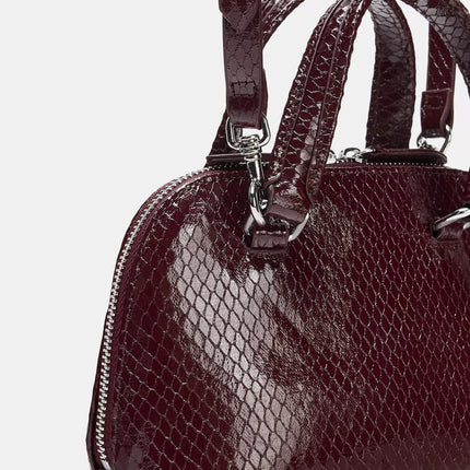 𝐙𝐀𝐑𝐀 - Bolsa mini em relevo duplo