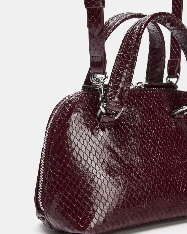 𝐙𝐀𝐑𝐀 - Bolsa mini em relevo duplo