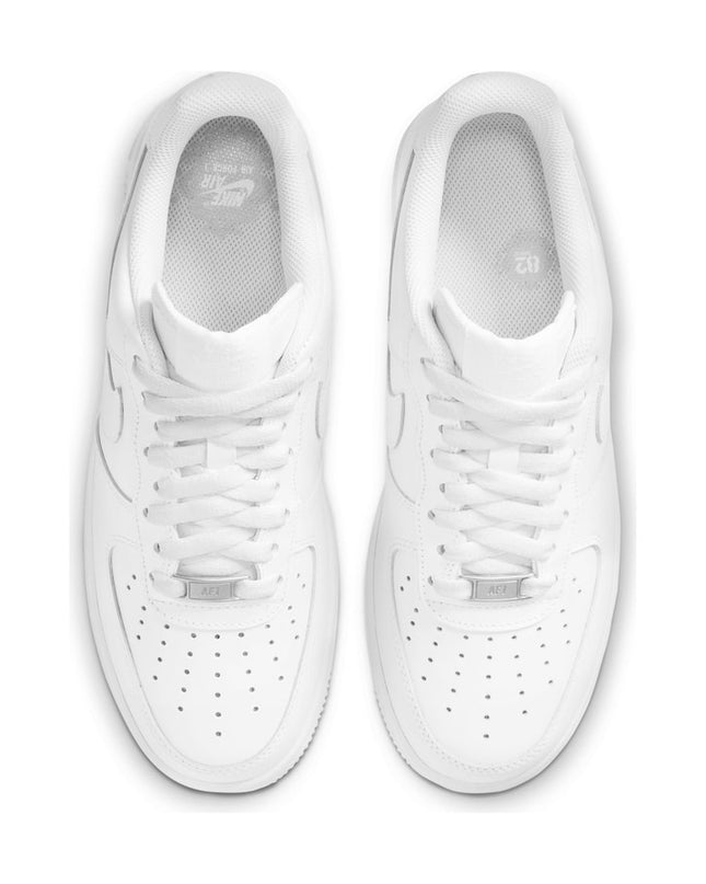 Nike Ténis Air Force 1 Brancos - Cabedal