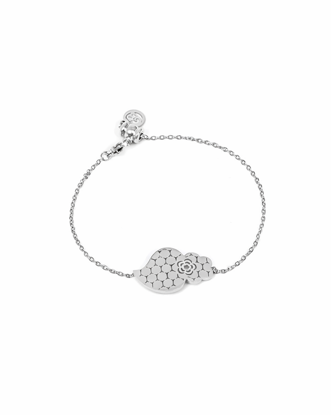 Pulseira Aço Coração de Viana Textura GB