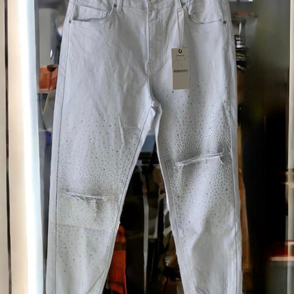 Calça Jean com Brilho Plus Size