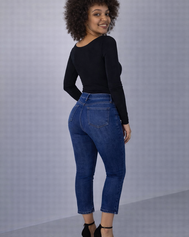 Calça Jeans com Strauss