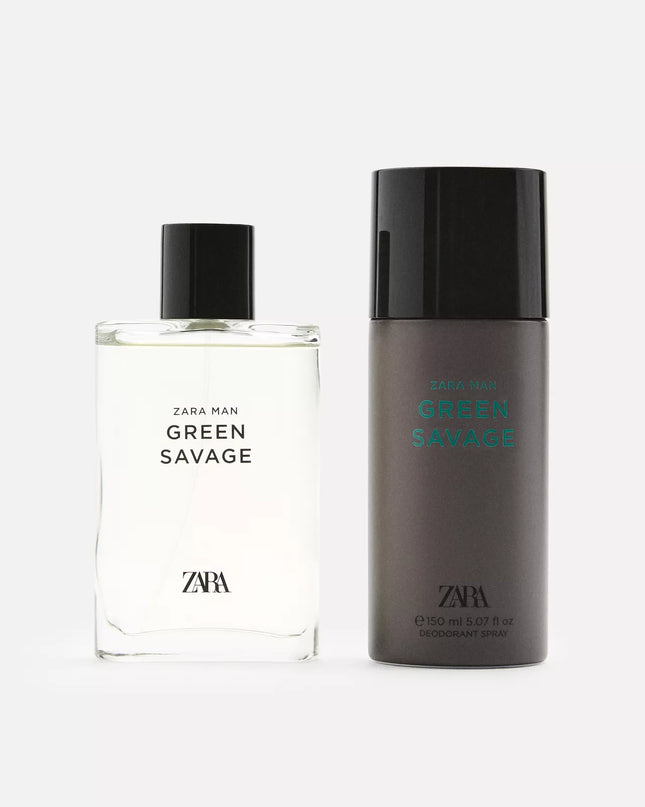 𝐙𝐀𝐑𝐀 - Perfum Green Savage - Four Men