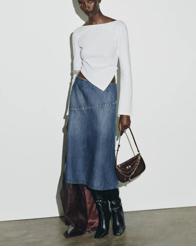 𝐙𝐀𝐑𝐀 - Bolsa mini com detalhe charme
