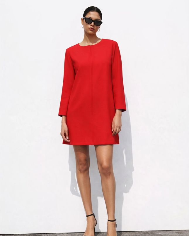 𝐙𝐀𝐑𝐀 - Vestido mini crepe